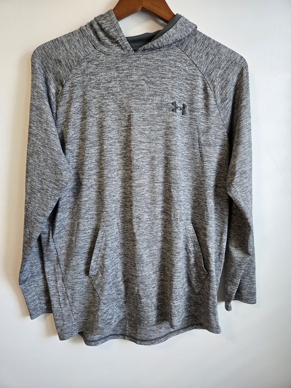 Under Armour Men’s Gray Performance Hoodie - Heather Gray